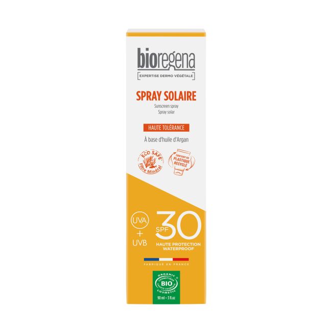 BIOREGENA SPRAY SOLAIRE SPF30 apsauginis purškiamasis losjonas nuo saulės, 90 ml