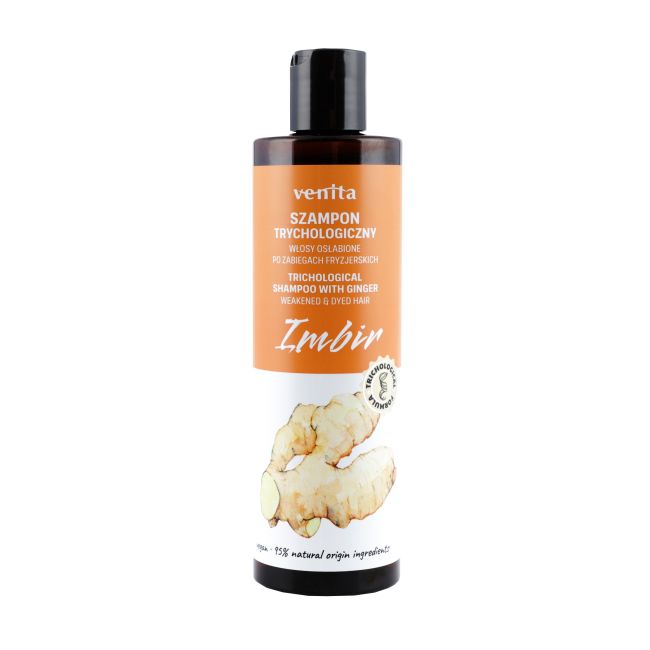 VENITA TRICHOLOGICAL GINGER plaukų šampūnas, 300 ml