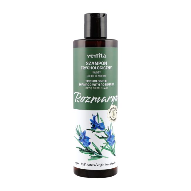 VENITA TRICHOLOGICAL ROSEMARY plaukų šampūnas, 300 ml
