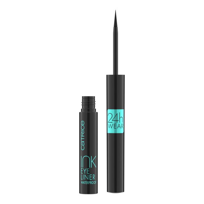 CATRICE INK 24H WEAR vandeniui atsparus akių kontūro skystis su plunksnele, 1,7 ml