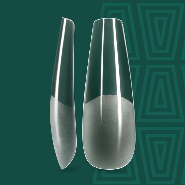 ANDREIA PRO EXTEND TIPS LONG COFFIN nagų priauginimo tipsai (600 vnt.)
