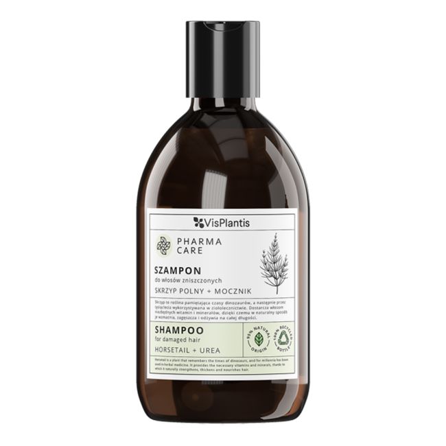 PHARMA CARE HORSETAIL + UREA plaukų šampūnas, 500 ml