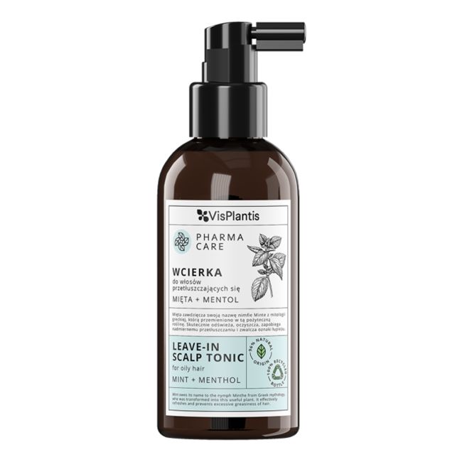 PHARMA CARE MINT + MENTHOL LEAVE - IN galvos odos losjonas, 150 ml