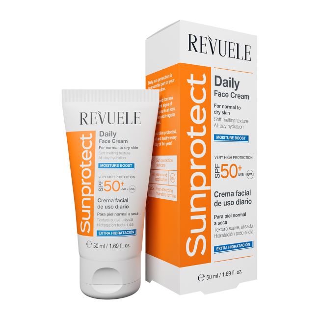 REVUELE SUNPROTECT SPF50+ DAILY veido kremas, 50 ml