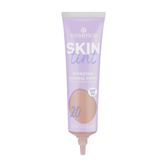 ESSENCE SKIN TINT HYDRATING NATURAL FINISH SPF30 makiažo pagrindas 30 ml