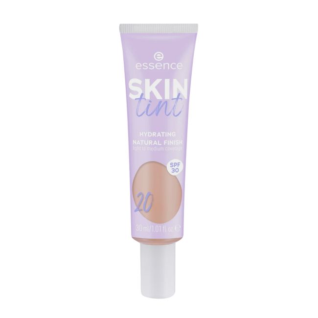 ESSENCE SKIN TINT HYDRATING NATURAL FINISH SPF30 makiažo pagrindas 30 ml