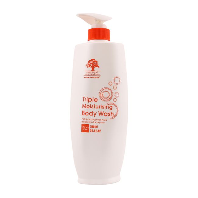 ARGANMIDAS TRIPLE MOISTURISING kūno prausiklis, 750 ml
