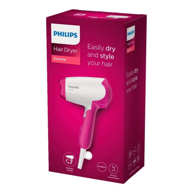 PHILIPS ESSENTIAL 1400W plaukų džiovintuvas