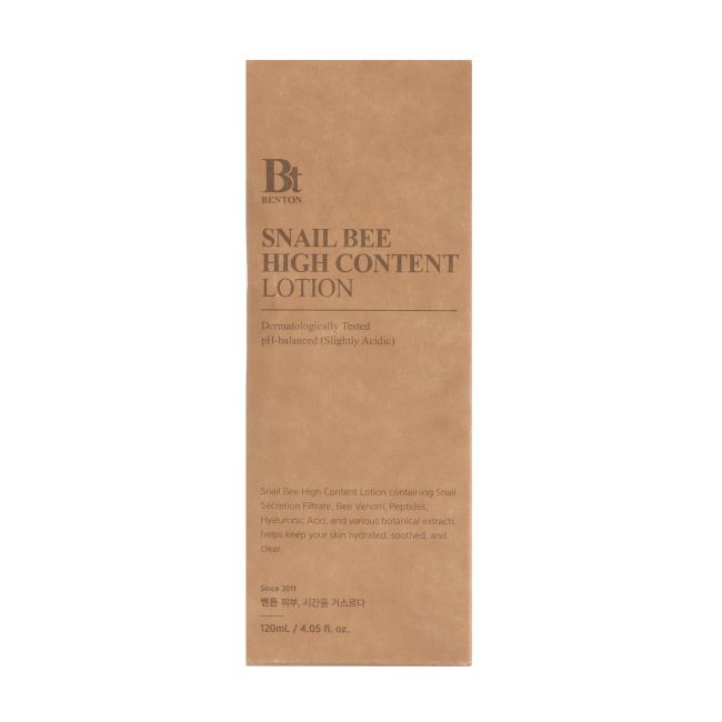 BENTON SNAIL BEE HIGH CONTENT veido losjonas, 120 ml