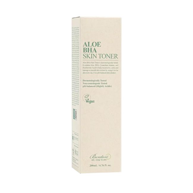 BENTON ALOE BHA veido tonikas, 200 ml