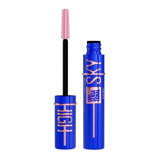 MAYBELLINE LASH SENSATIONAL SKY HIGH BLUE MIST blakstienų tušas, 7,2 ml