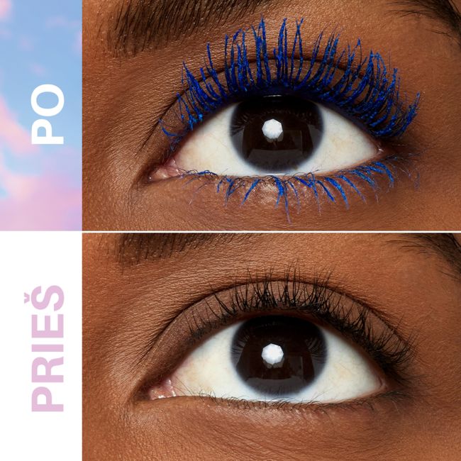 MAYBELLINE LASH SENSATIONAL SKY HIGH BLUE MIST blakstienų tušas, 7,2 ml