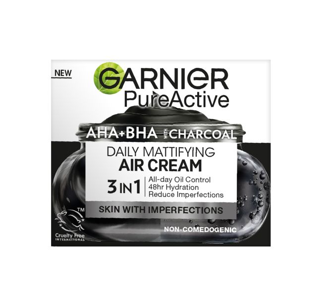 GARNIER PURE ACTIVE matinį efektą suteikiantis veido kremas želė, 50 ml