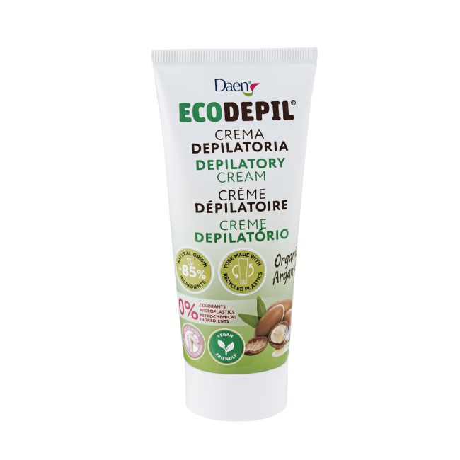 DAEN ECODEPIL ORGANIC ARGAN OIL depiliacinis kūno ir veido kremas, 100 ml