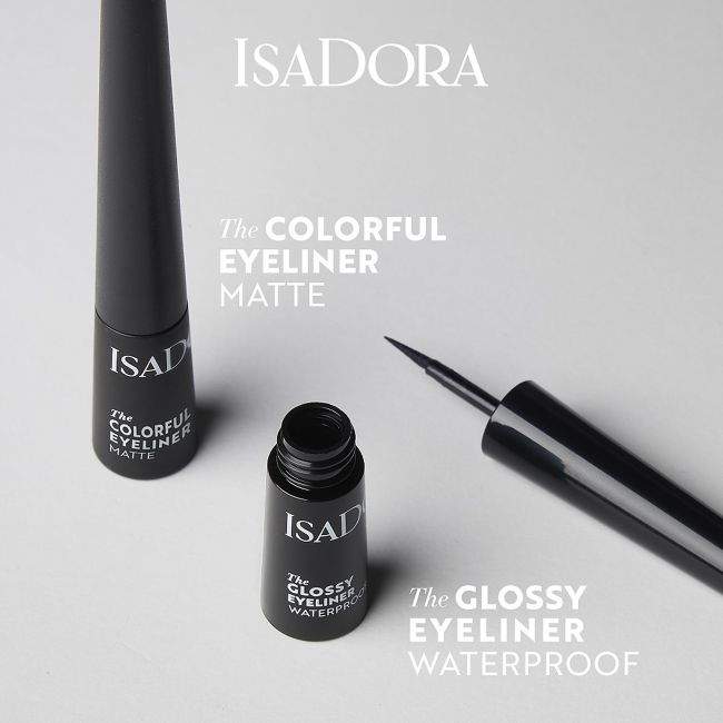 ISADORA THE COLORFUL MATTE akių kontūro skystis su plunksnele, 2,5 ml