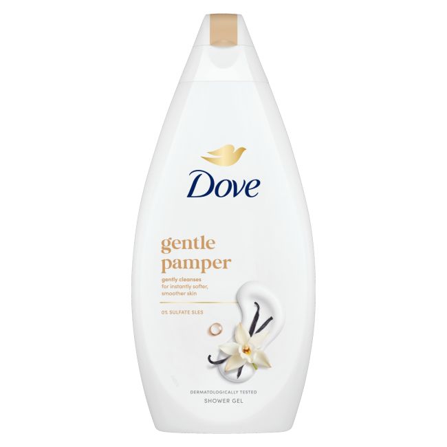 DOVE GENTLE PAMPER dušo želė, 450 ml