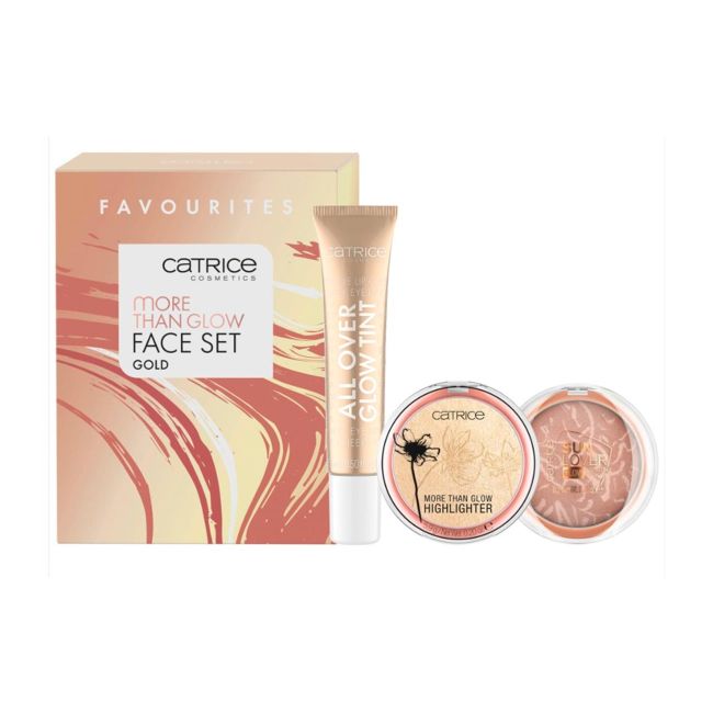 CATRICE MORE THAN GLOW GOLD veido makiažo priemonių rinkinys
