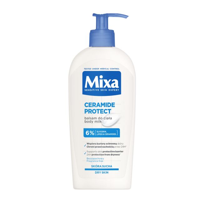 MIXA CERAMIDE PROTECT kūno pienelis, 400 ml