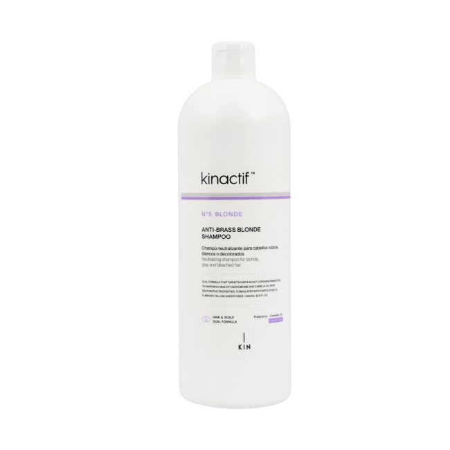 KINACTIF N5 BLONDE ANTI-BRASS plaukų šampūnas, 1000 ml