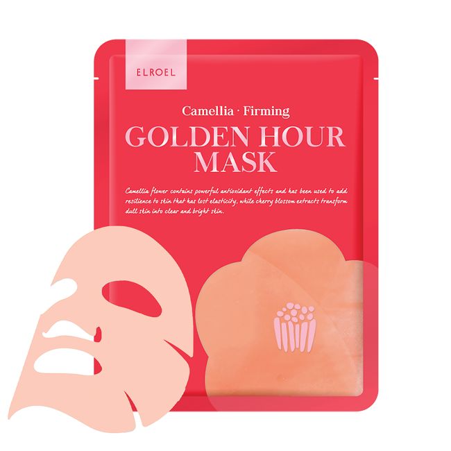 ELROEL CAMELLIA FIRMING GOLDEN HOUR veido kaukė, 25 g