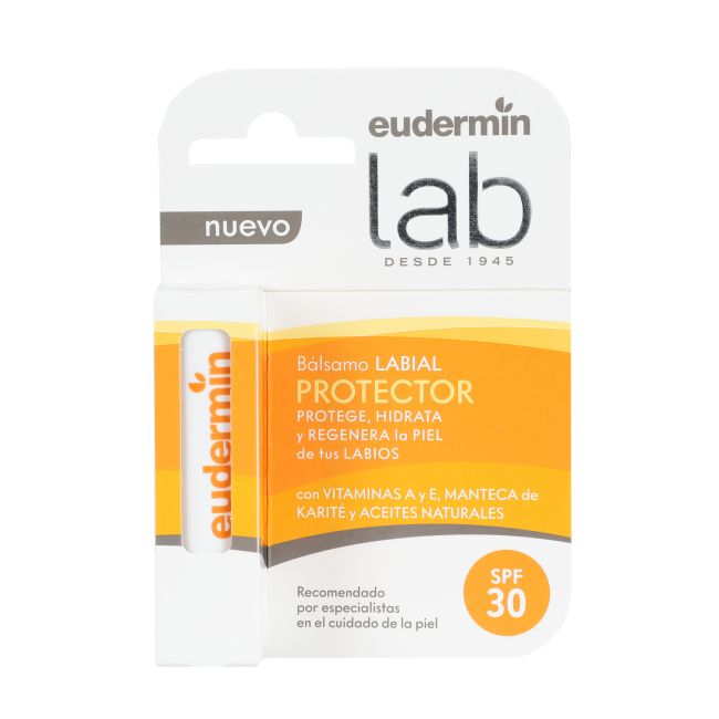 EUDERMIN LAB PROTECTOR SPF30 lūpų balzamas. 4,8 g