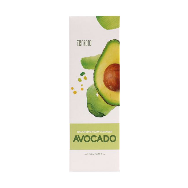 TENZERO AVOCADO BALANCING valomosios veido putos, 100 ml