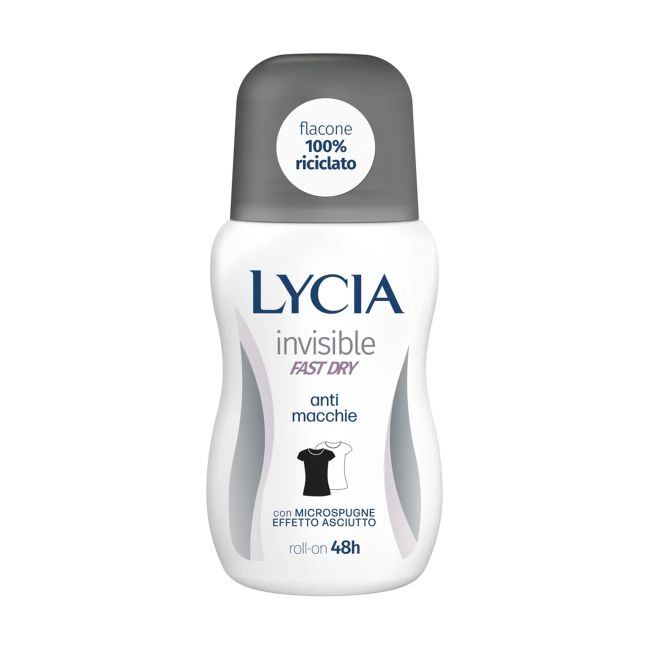 LYCIA INVISIBLE FAST DRY rutulinis dezodorantas, 50 ml