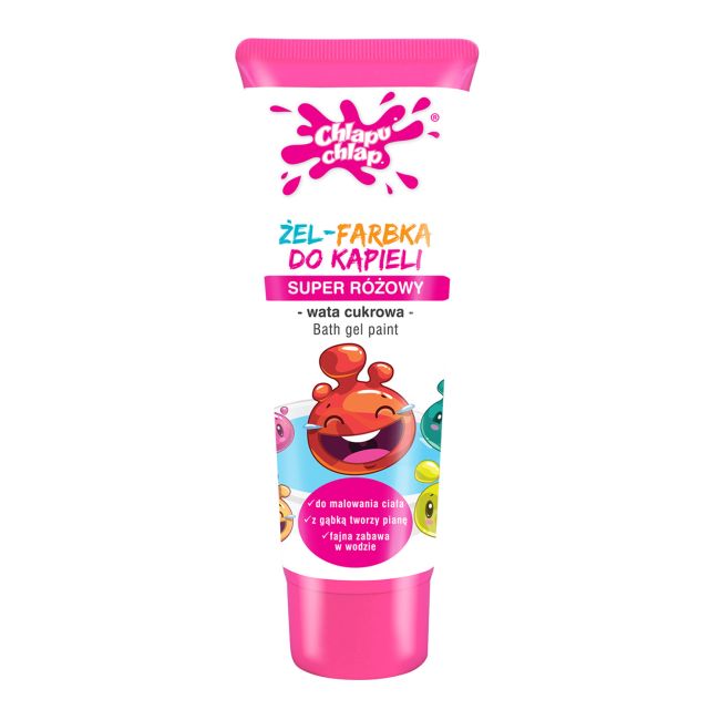CHLAPU CHLAP SUPER TURQUOISE ORANGEADE vaikų vonios želė, 88 ml
