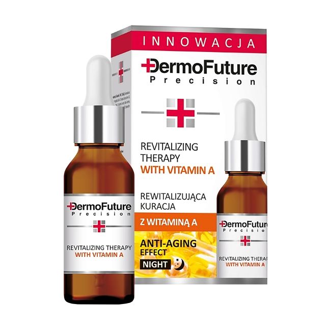 DERMOFUTURE REVITALIZING THERAPY WITH VITAMIN A veido serumas, 20 ml