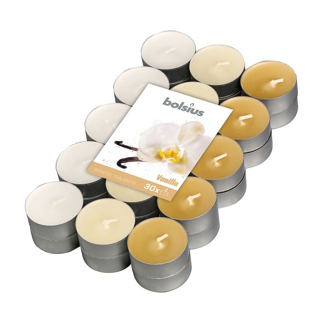 BOLSIUS VANILLA žvakė - tabletės (30 vnt)
