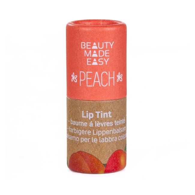 BEAUTY MADE EASY LIP TINT PEACH lūpų balzamas, 5,5 g