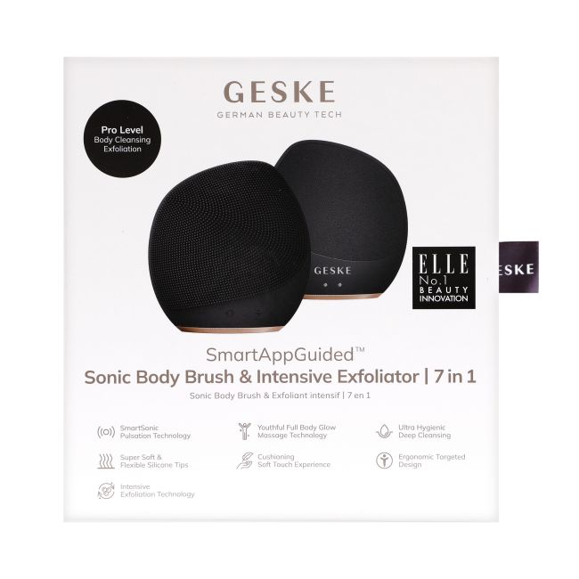 GESKE 7 IN 1 SONIC BODY BRUSH & INTENSIVE EXFOLIATOR elektrinis kūno prietaisas