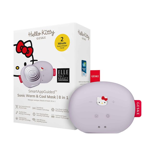 GESKE HELLO KITTY 8 IN 1 SONIC WARM & COOL MASK prietaisas veidui prižiūrėti
