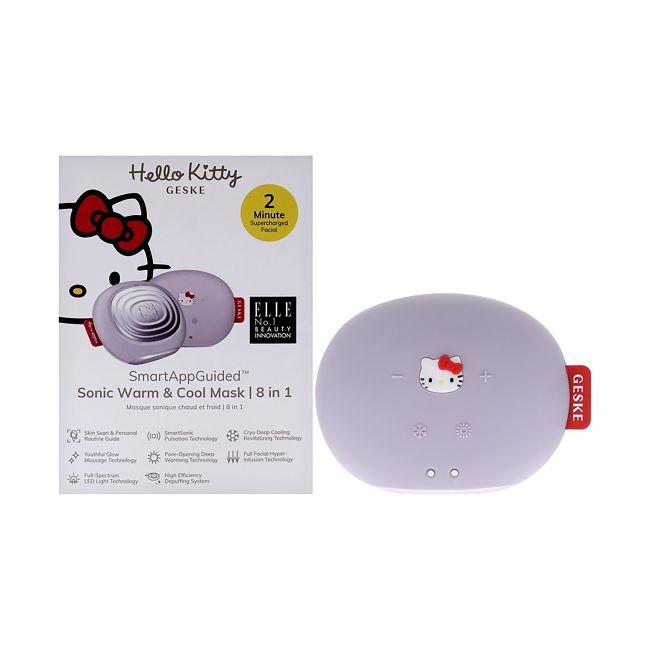 GESKE HELLO KITTY 8 IN 1 SONIC WARM & COOL MASK prietaisas veidui prižiūrėti