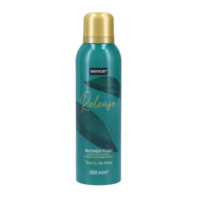 SENCE RELEASE purškiamos dušo putos, 200 ml
