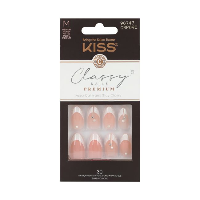 KISS CLASSY PREMIUM priklijuojami nagai (30 vnt.)