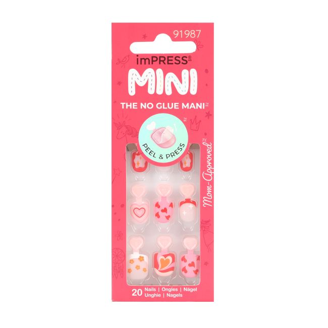 IMPRESS MINI PEEL & PRESS priklijuojami nagai (20 vnt.)