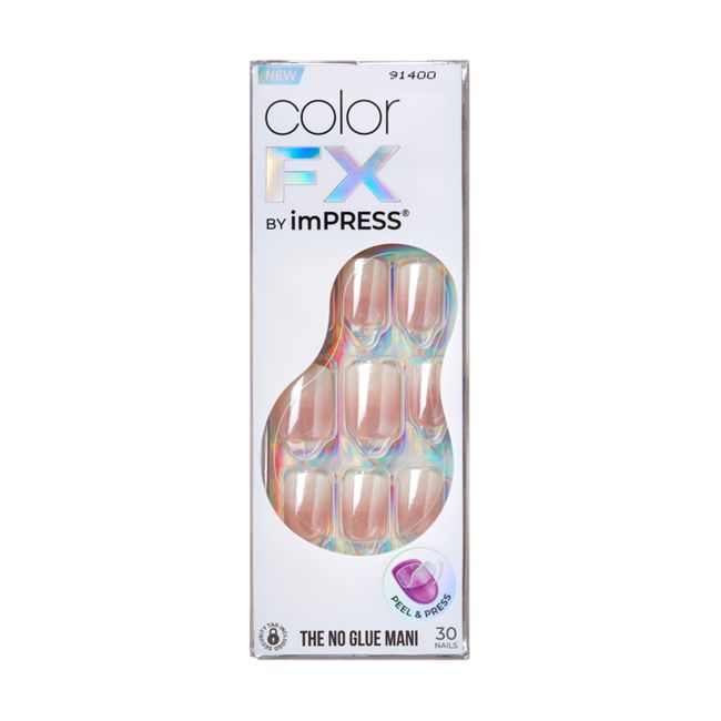 COLOR FX BY IMPRESS PEEL & PRESS priklijuojami nagai (30 vnt.)
