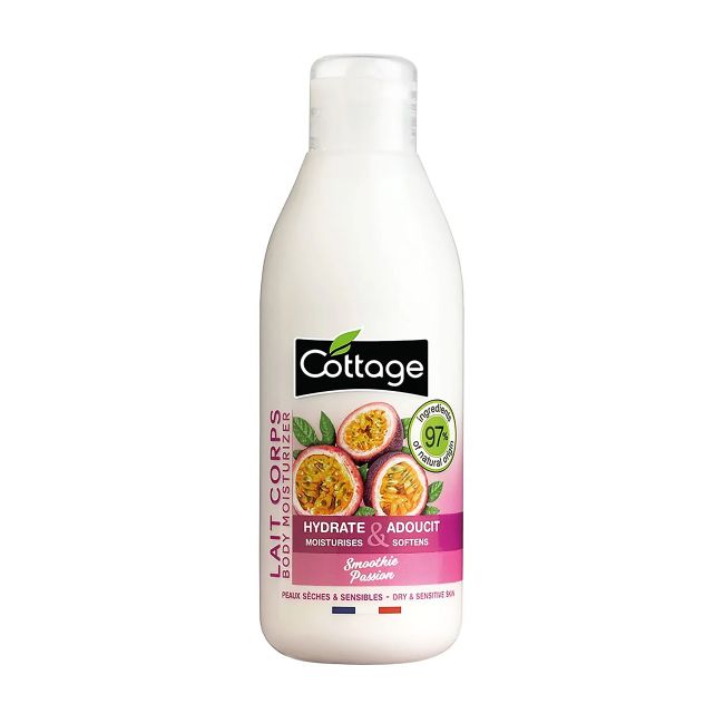 COTTAGE MOISTURISES & SOFTENS SMOOTHIE PASSION kūno pienelis, 200 ml