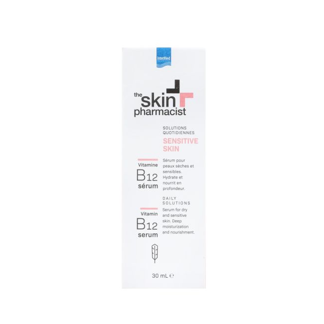 SKIN PHARMACIST SENSITIVE SKIN VITAMIN B12 veido serumas, 30 ml