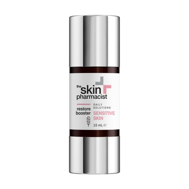 SKIN PHARMACIST SENSITIVE SKIN RESTORE BOOSTER spindesio suteikianti veido priemonė, 15 ml