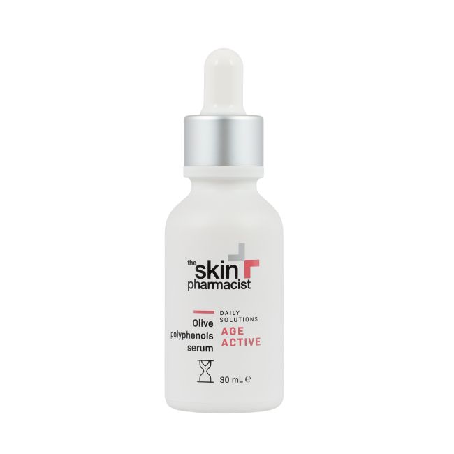 SKIN PHARMACIST AGE ACTIVE OLIVE POLYPHENOLS veido serumas, 30 ml