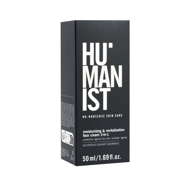 HUMANIST MOISTURIZING & REVITALIZATION 3-IN-1 vyrų veido kremas, 50 ml