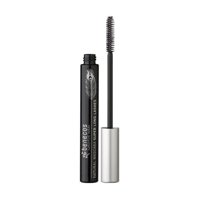 BENECOS NATURAL SUPER LONG LASHES blakstienų tušas, 8 ml