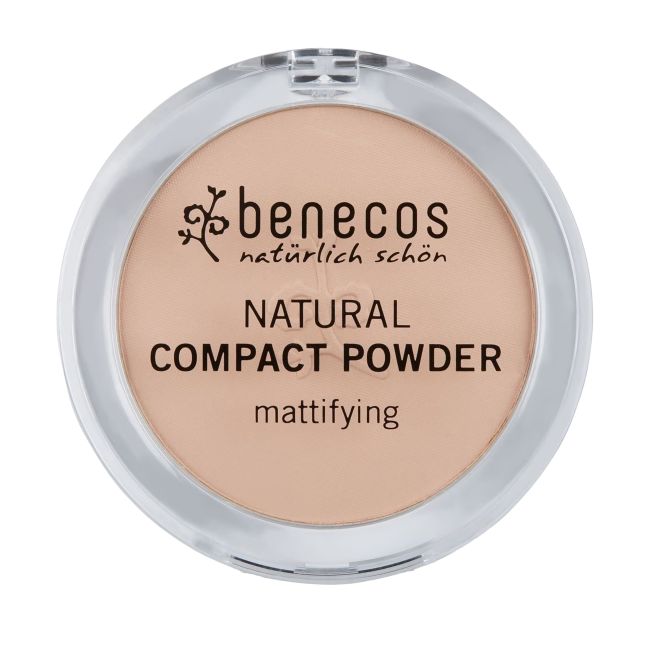 BENECOS NATURAL MATTIFYING kompaktinė pudra, 9 g