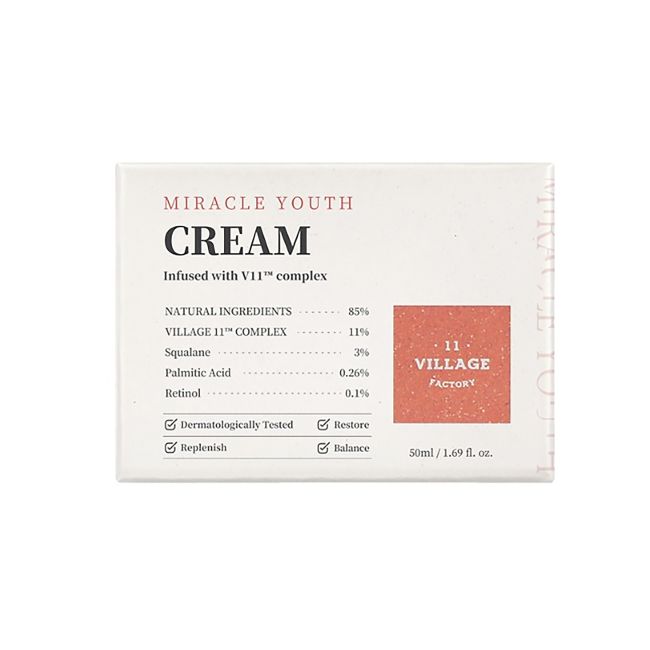 VILLAGE 11 FACTORY MIRACLE YOUTH veido kremas, 50 ml