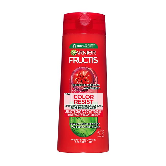 GARNIER FRUCTIS COLOR RESIST plaukų šampūnas, 400 ml