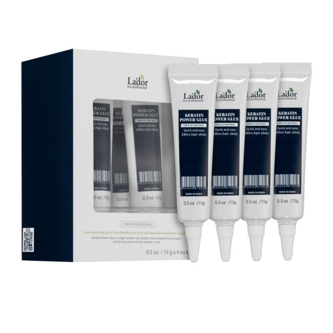 LA'DOR KERATIN POWER GLUE plaukų keratinas (4 x 15 g)