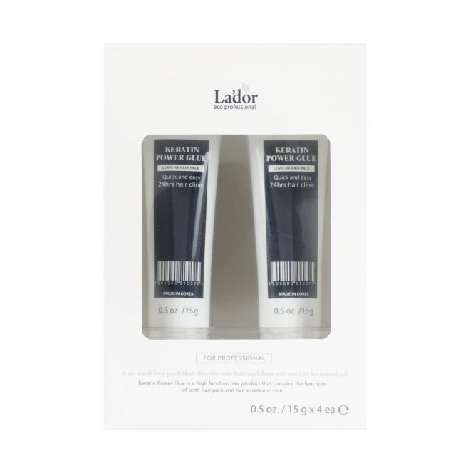 LA'DOR KERATIN POWER GLUE plaukų keratinas (4 x 15 g)