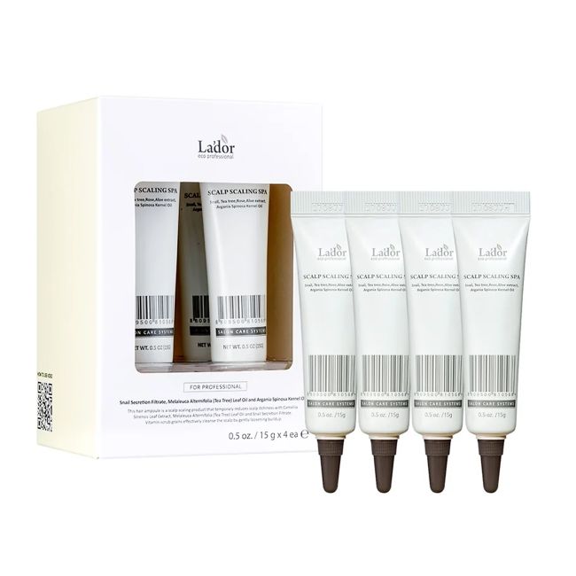 LA'DOR SCALP SCALING galvos odos ampulės (4 x 15 g)